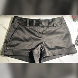 EXPRESS - black satin shorts size 00